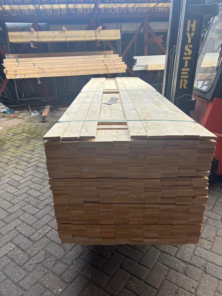 Nieuwe vuren planken 22x100 mm 360 cm lang, Ophalen of Verzenden, Nieuw, Planken