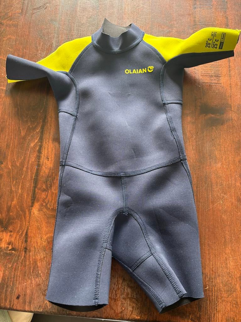 Olaian Wetsuit voor Kind - Maat 98-104 (4 jaar), Watersport en Boten, Watersportkleding, Ophalen of Verzenden, Zo goed als nieuw