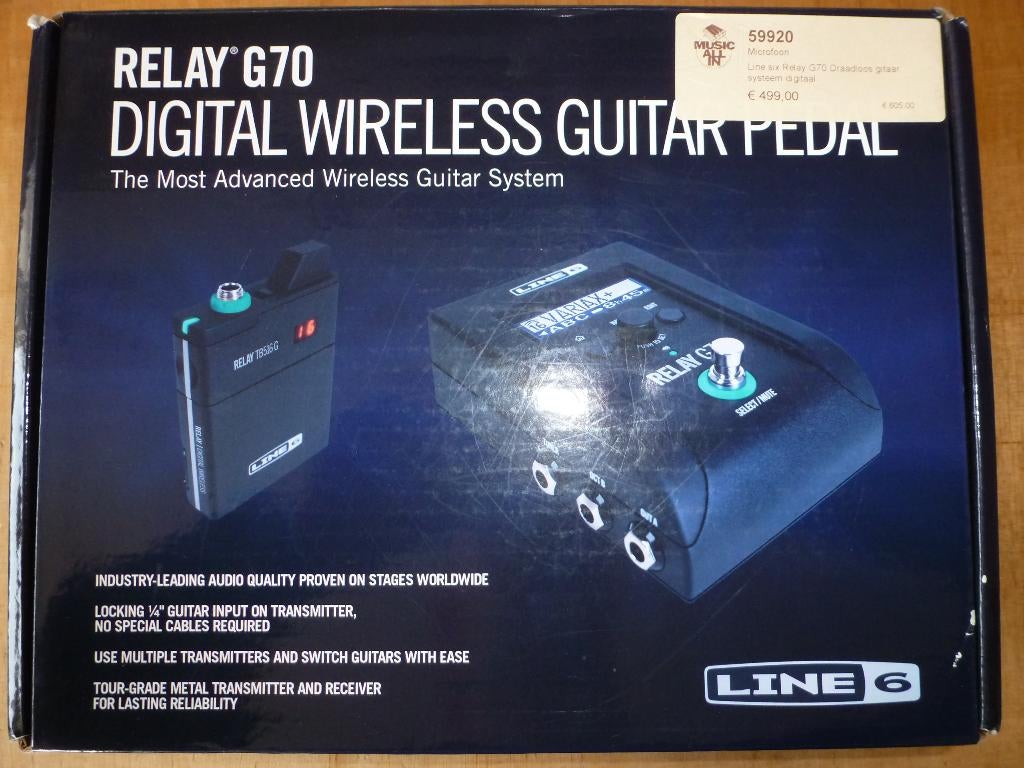 Line 6 Relais G70 draadloos systeem voor gitaar., Ophalen, Zo goed als nieuw, Elektrische gitaar