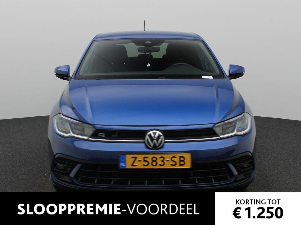 Volkswagen Polo 1.0 TSI R-Line 95 PK | R-Line | Automaat | C, Auto's, Volkswagen, 12 maanden, Stof, 95 pk, Blauw