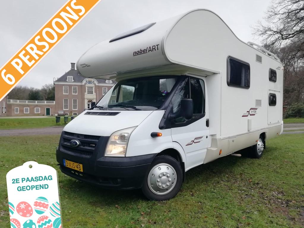 NobelArt A 706 6-persoons met Solar en airco, Alkoof, Ford, Bedrijf, Imperial