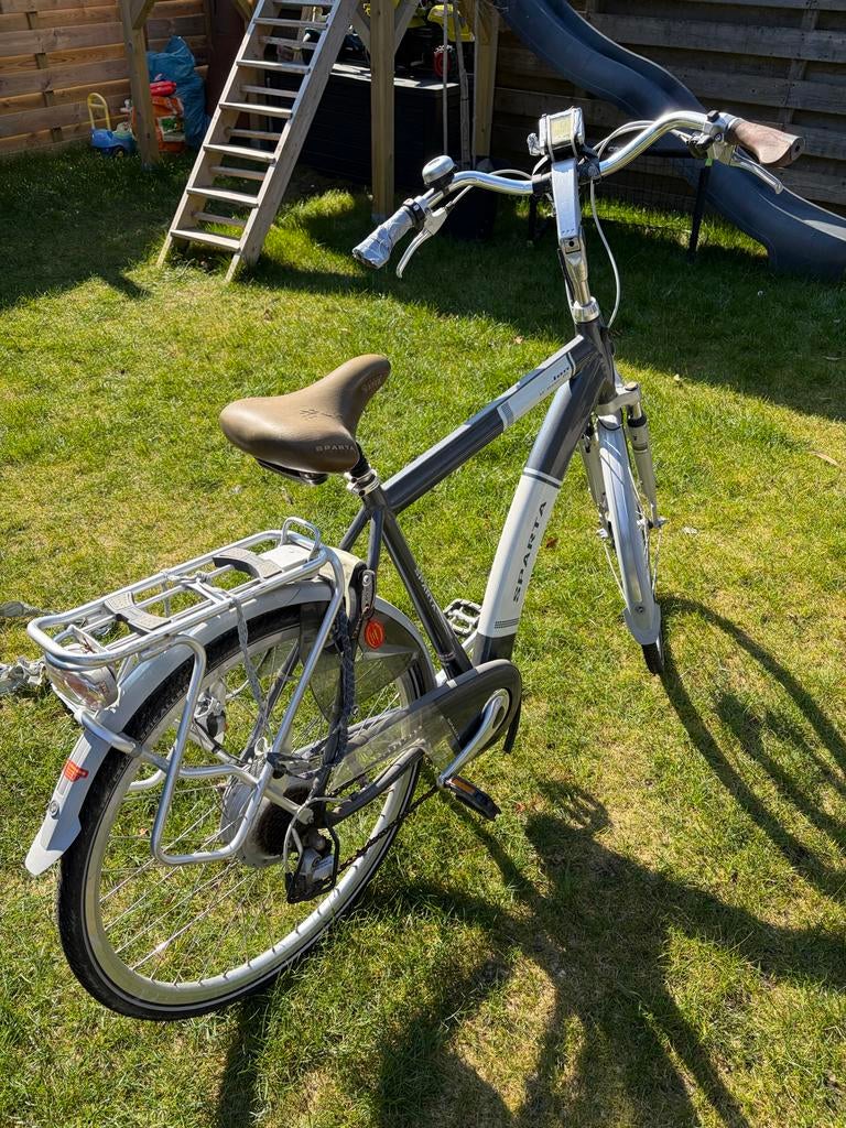 Oude nog werkende Sparta elektrische fiets, Ophalen, Minder dan 30 km per accu, Sparta, Gebruikt