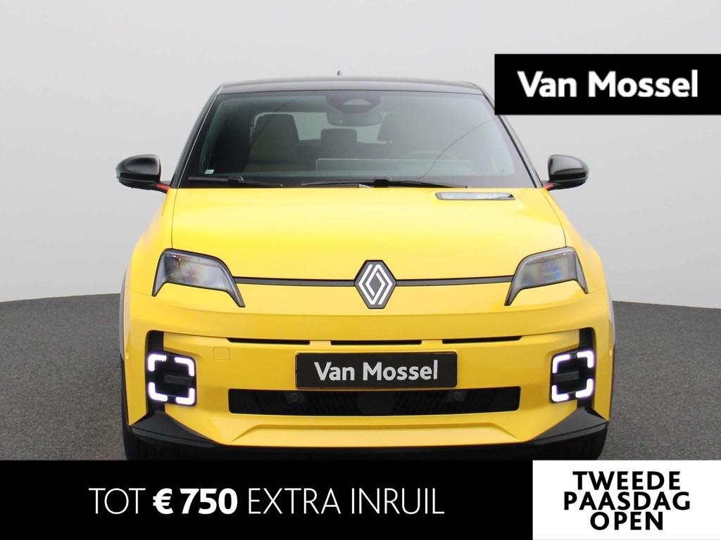 Renault 5 comfort range iconic cinq 52 kWh | Automaat | Acht, Auto's, Renault, Stof, Gebruikt, Adaptive Cruise Control, Overige kleuren