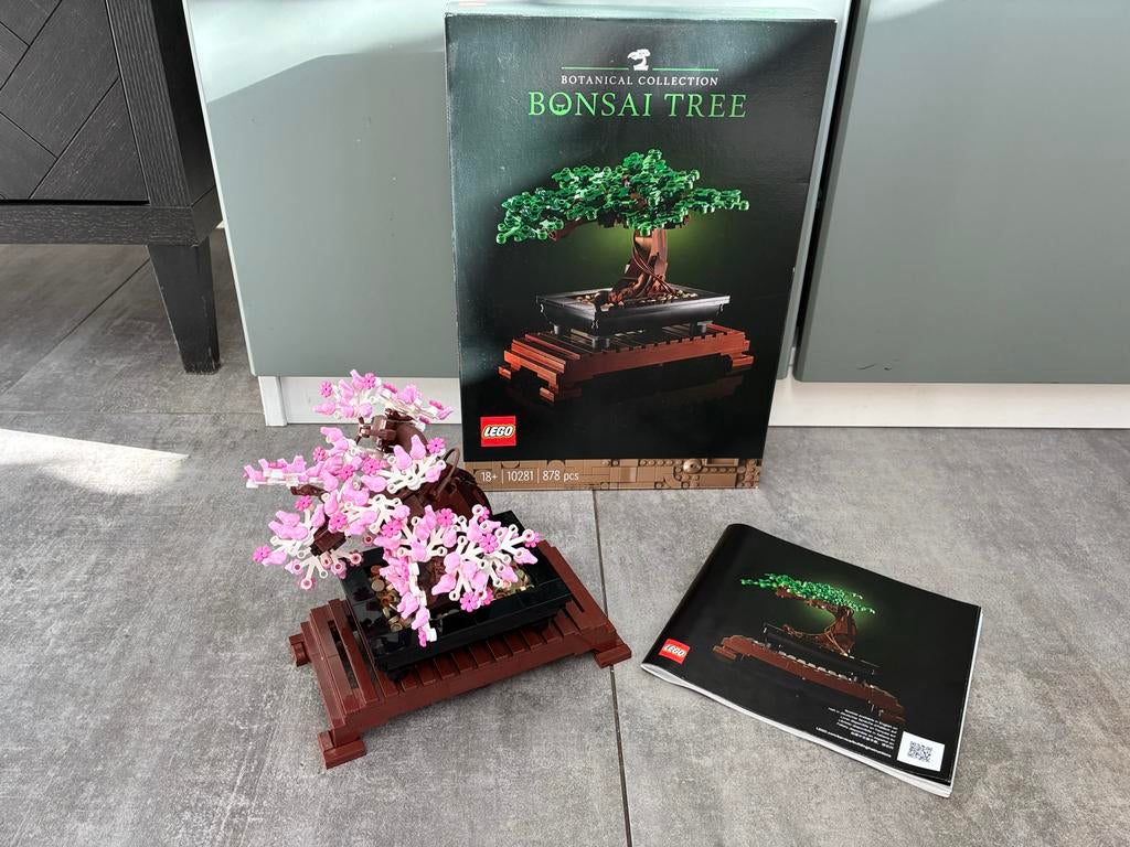 Lego Bonsai Boom Set 10281 - Zo goed als nieuw, Lego, Ophalen of Verzenden, Zo goed als nieuw, Inclusief instructies