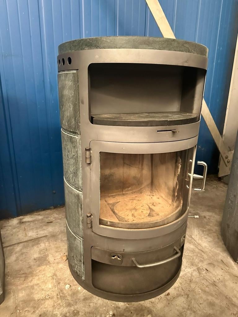 Prachtige Scantherm Speksteen Houtkachel 8 kw., Huis en Inrichting, Kachels, Ophalen, Houtkachel, Zo goed als nieuw, Vrijstaand