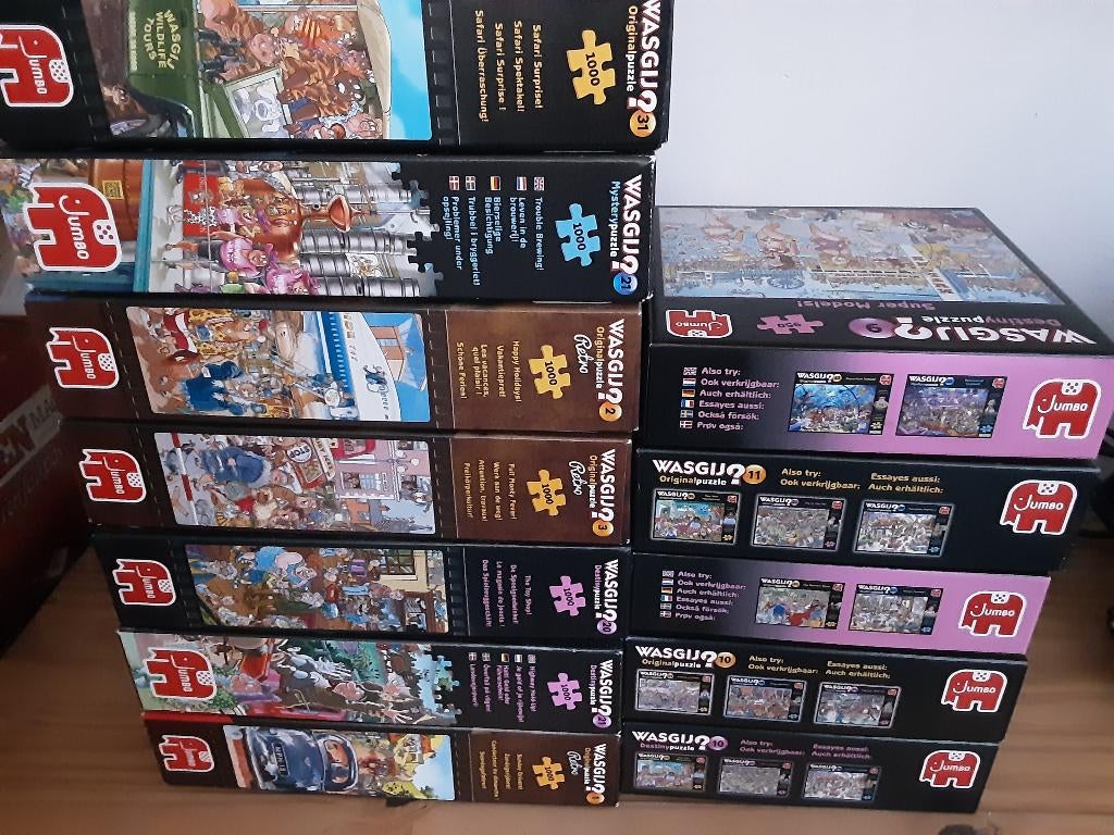 Wasgij  en that life puzzels, Ophalen, 500 t/m 1500 stukjes, Zo goed als nieuw, Legpuzzel