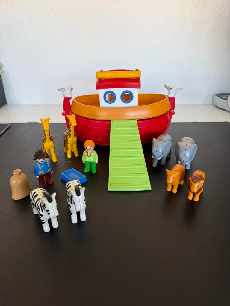 Ark van noach playmobil 123, Ophalen of Verzenden, Zo goed als nieuw, Complete set