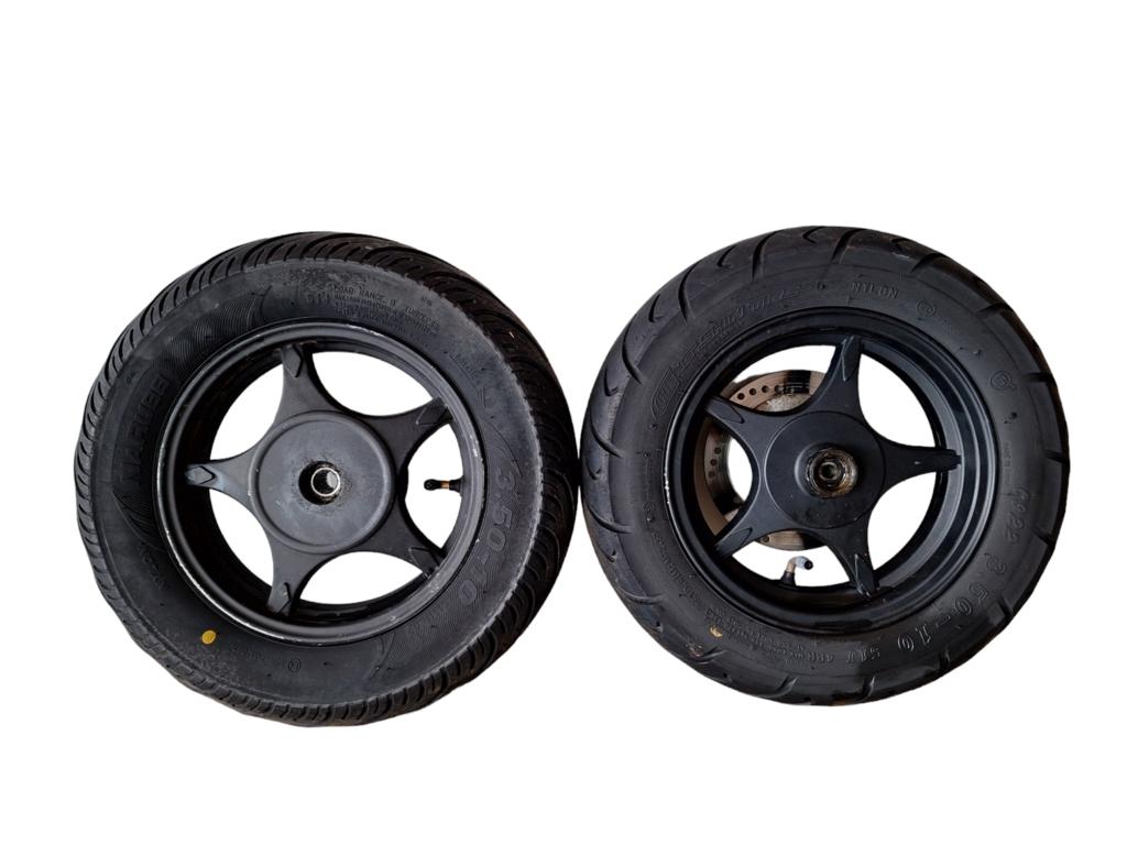 Bandenset velgenset origineel AGM VX50 10 inch, AGM, Gebruikt, Ophalen of Verzenden