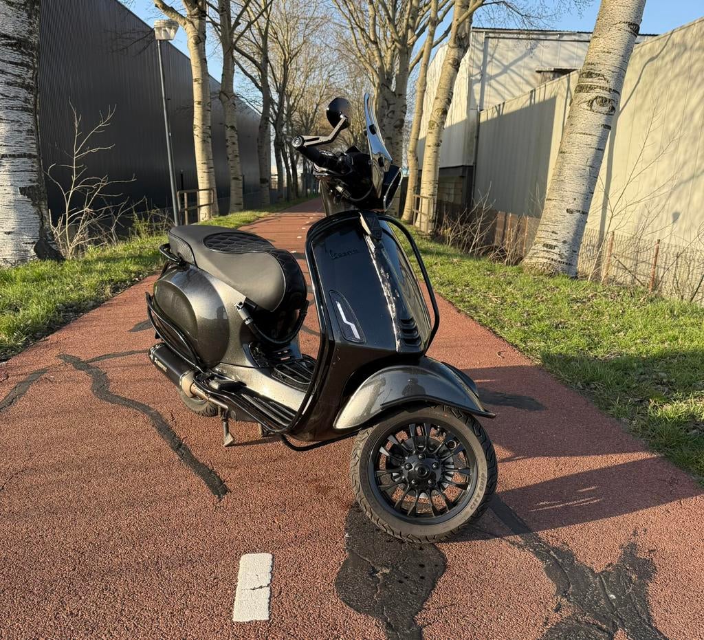 Vespa sprint 2023, diamond grey, Ophalen, Maximaal 45 km/u, Vespa S, Zo goed als nieuw