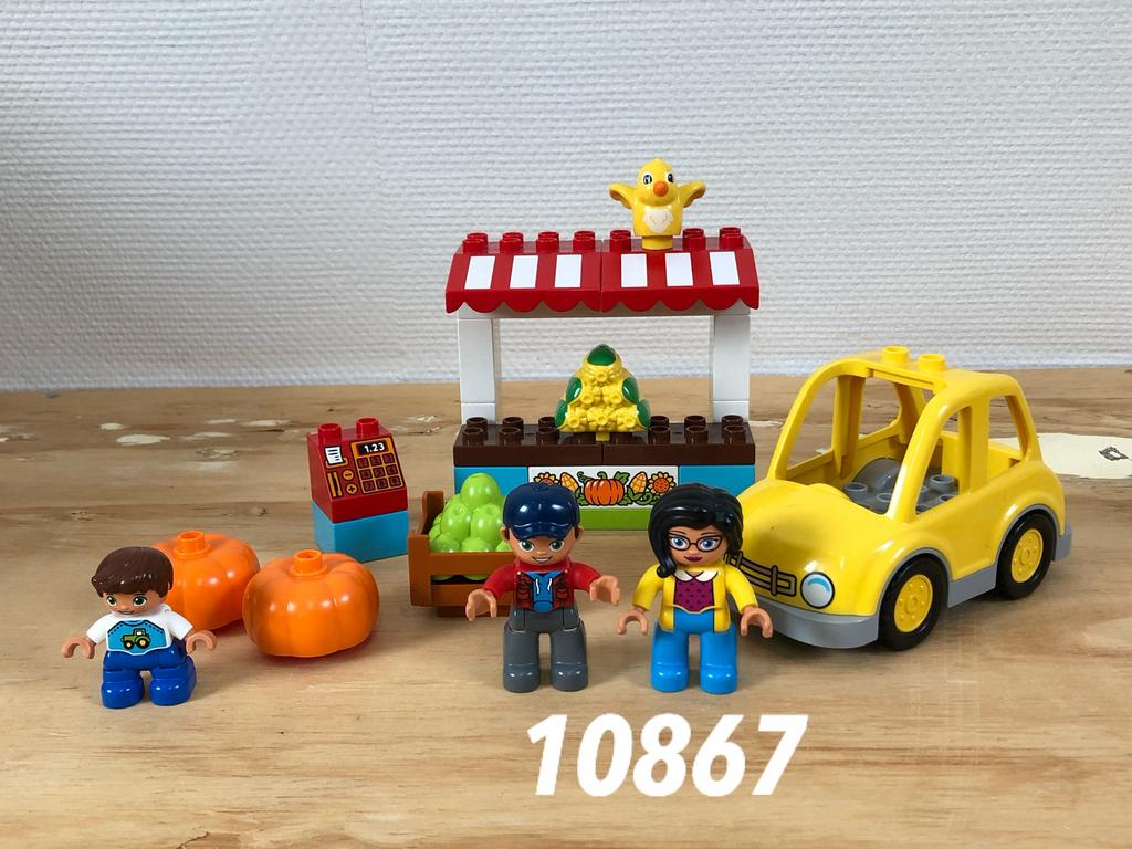 Duplo boerenmarkt markt 10867 (compleet) 15, Kinderen en Baby's, Speelgoed | Duplo en Lego, Ophalen of Verzenden, Zo goed als nieuw