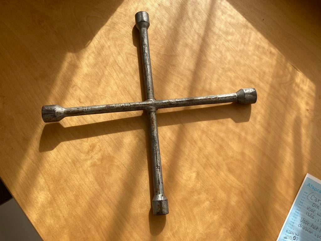 4-armige kruissleutel, DIN899, Auto diversen, Ophalen, Gebruikt