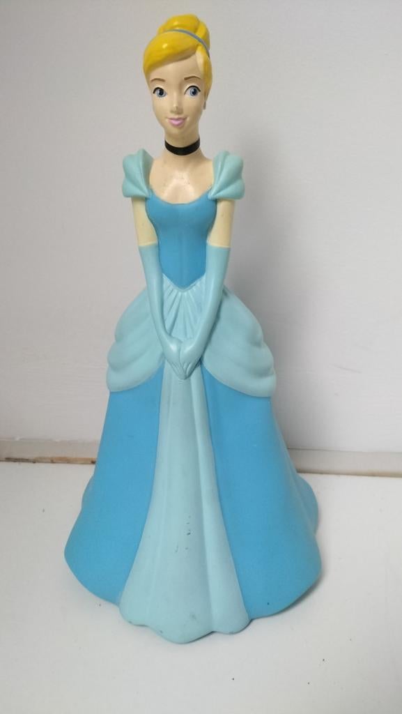 Disney Assepoester beeldje poppetje met verlichting, Ophalen of Verzenden, Assepoester of Belle, Zo goed als nieuw, Beeldje of Figuurtje