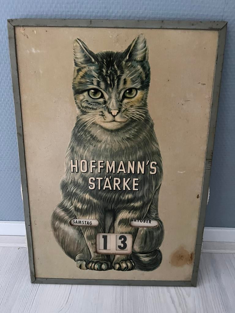 Hoffmann’s Starke Poes/kat draaikalender eeuwigdurend, Ophalen
