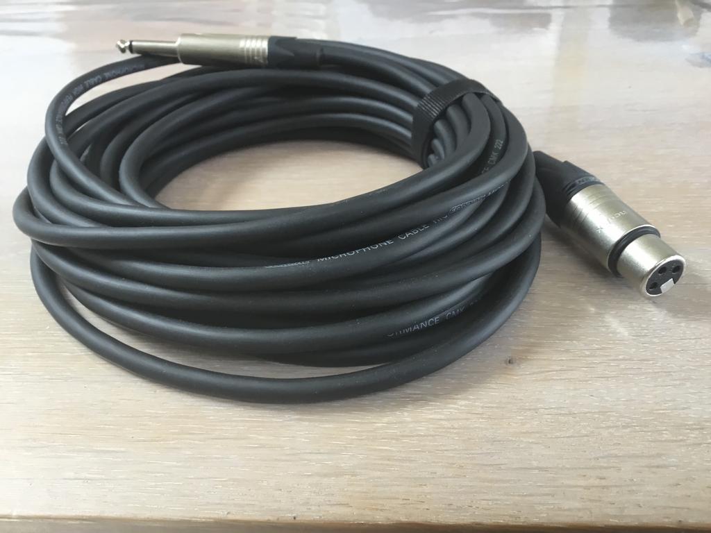 Microfoonkabels, Ophalen of Verzenden, Zo goed als nieuw, 2 tot 5 meter, Overige kabels
