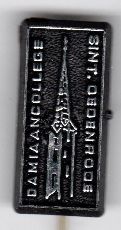 Speldje DAMIAANCOLLEGE SINT OEDENRODE (A5), Verzamelen, Speldjes, Pins en Buttons, Ophalen of Verzenden, Gebruikt, Overige onderwerpen