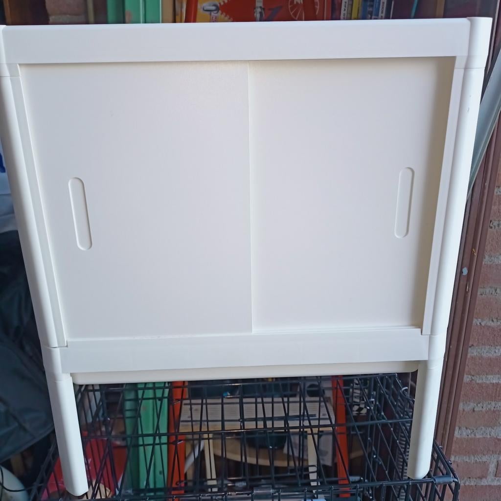 Ikea lilltjärn kunststof wasbak kastje. Wit., Gebruikt, Minder dan 100 cm, Wastafelkast, 25 tot 50 cm