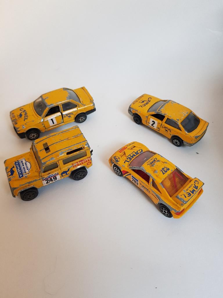 4 x camel trophy modelauto majorette, Hobby en Vrije tijd, Ophalen, Gebruikt, Auto