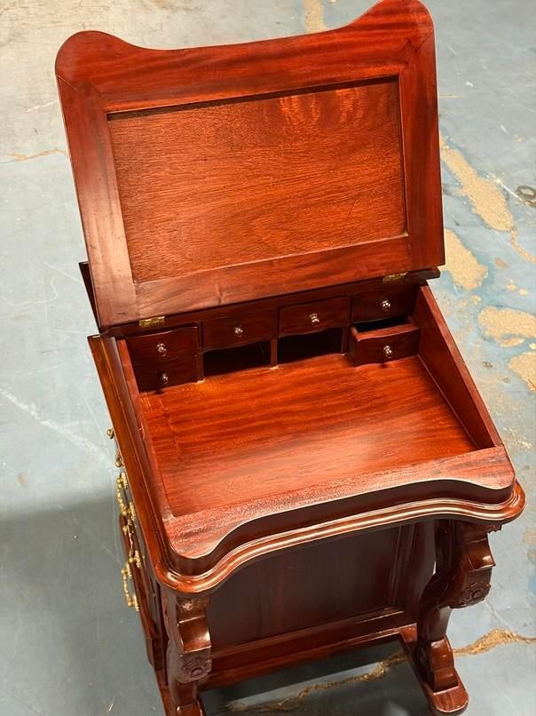 Antiek Kapitein Davenport secretaire kastje/bureau, Ophalen of Verzenden