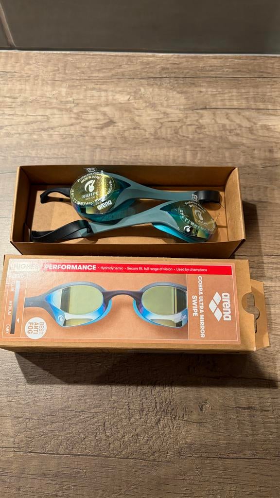 Arena Cobra Ultra Swipe Mirror Zwembril Nieuw in Doos, Sport en Fitness, Verzenden, Nieuw