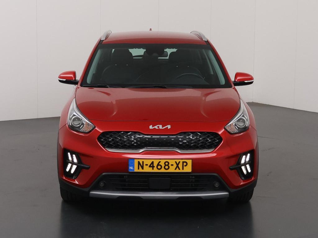 Kia Niro 1.6 GDi Hybrid DynamicLine | Adaptieve Cruise Contr, Auto's, Kia, Gebruikt, Euro 6, 2 kWh, Leder en Stof