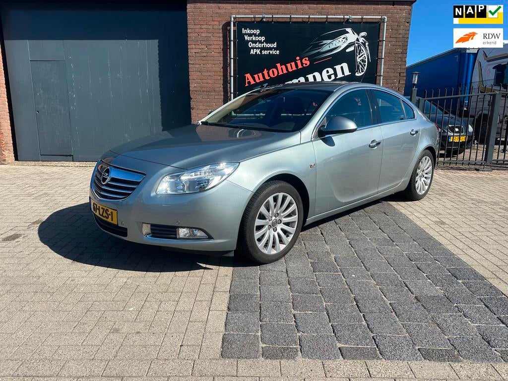 Opel Insignia 1.6 Turbo Cosmo, Auto's, Euro 5, Stof, Gebruikt, Zwart