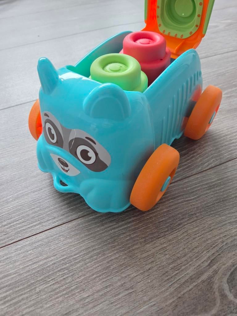 Clementoni auto met blokken, Ophalen of Verzenden, Gebruikt, Auto, Met wieltjes