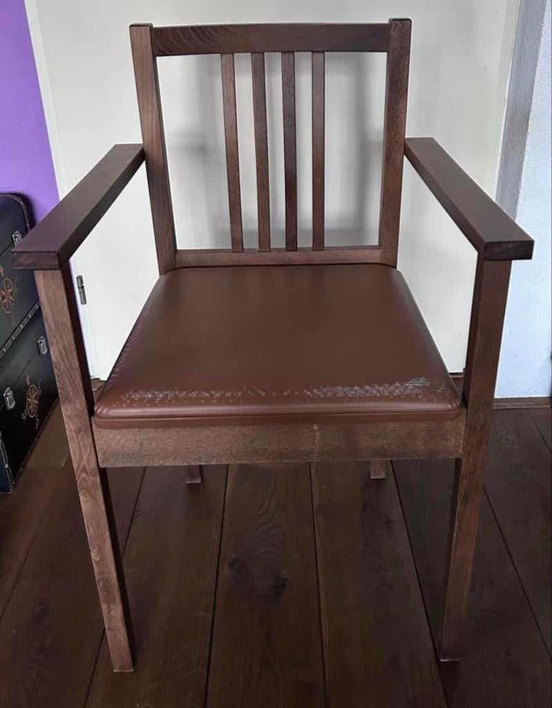 Vintage houten postoel, Diversen, Verpleegmiddelen, Ophalen, Gebruikt