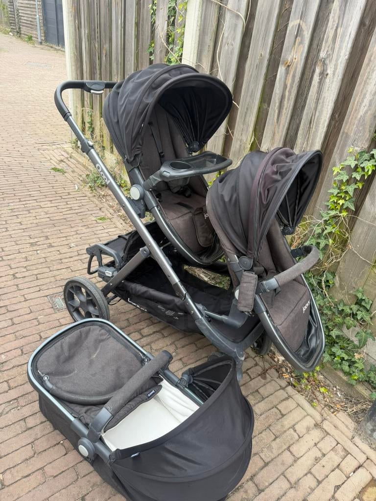 Joovy Qool kinderwagen voor 3 kids – compleet + accessoires, Gebruikt, Duowagen, Combiwagen, Ophalen
