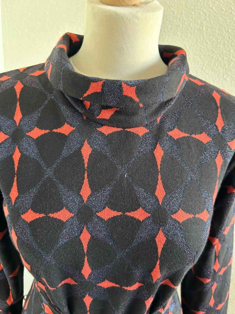 King Louie maat L gave Dita jurk glitter 2467, Maat 42/44 (L), Ophalen of Verzenden, Zo goed als nieuw, Knielengte