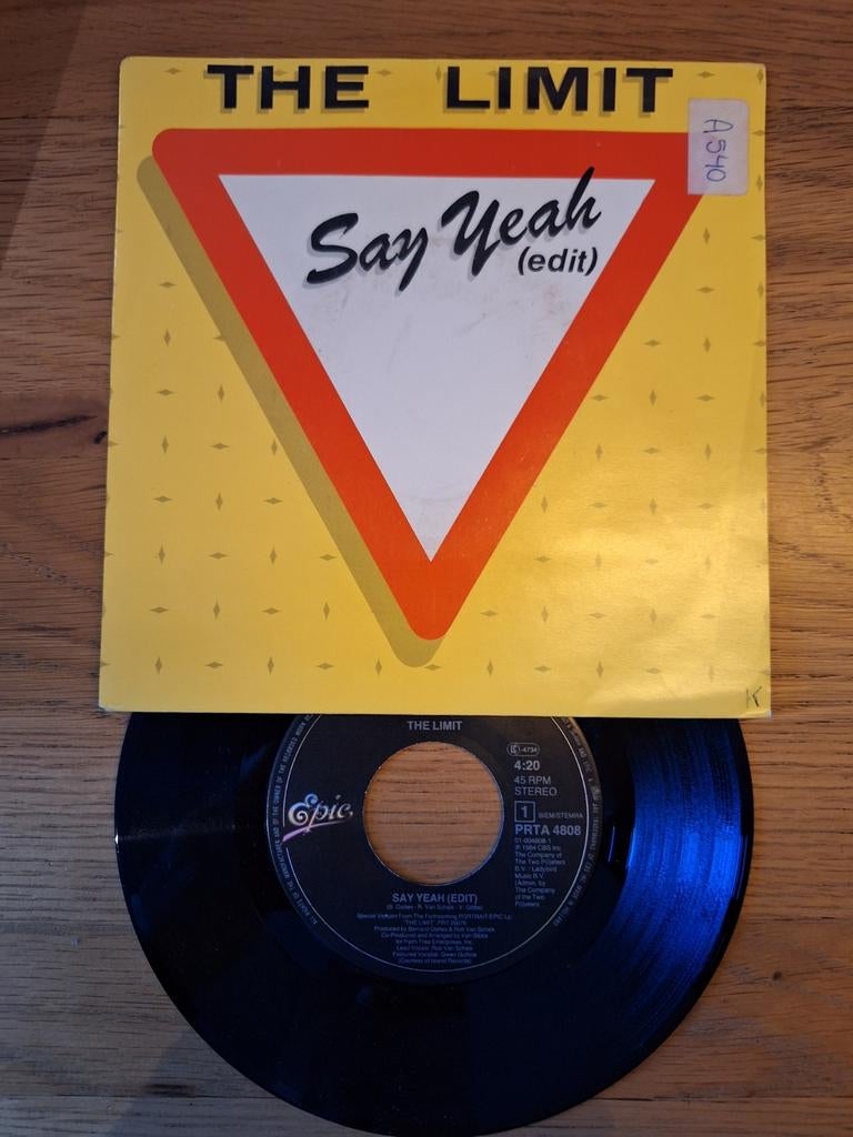The Limit - Say Yeah (Edit) Vinyl Single, Cd's en Dvd's, Vinyl Singles, Gebruikt, Single, Pop, 7 inch, Ophalen of Verzenden