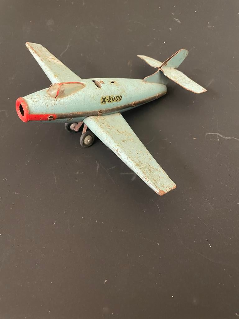 Blikken speelgoed straaljager X-2000, Ophalen of Verzenden