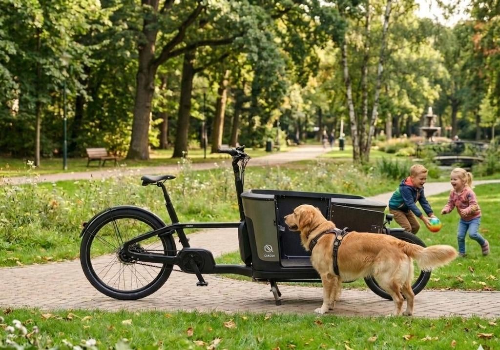 Carqon Hondenbakfiets met Deurtje - Ideaal voor Honden, Ophalen of Verzenden, Zo goed als nieuw, Info@carqon.com, Carqon