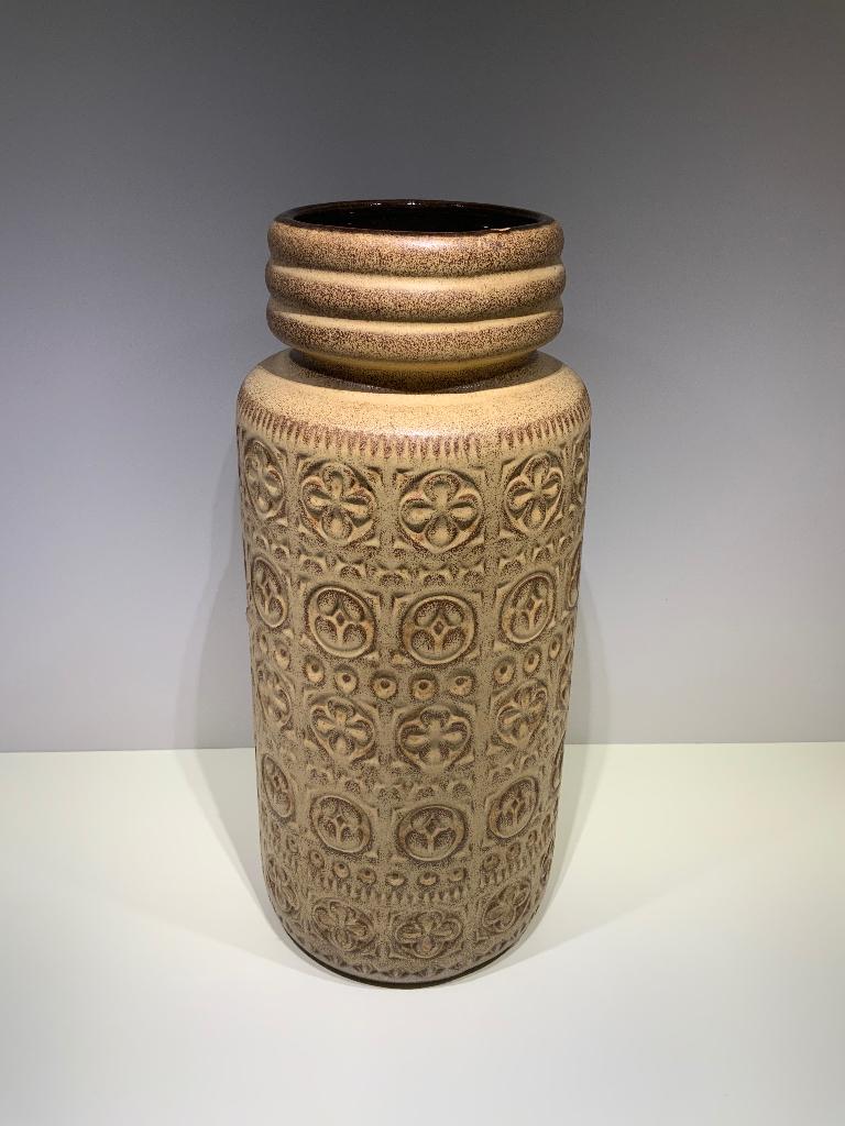 Vintage Grote Keramieken Vaas, Huis en Inrichting, Woonaccessoires | Vazen, Overige kleuren, Aardewerk of Porselein, Ophalen of Verzenden