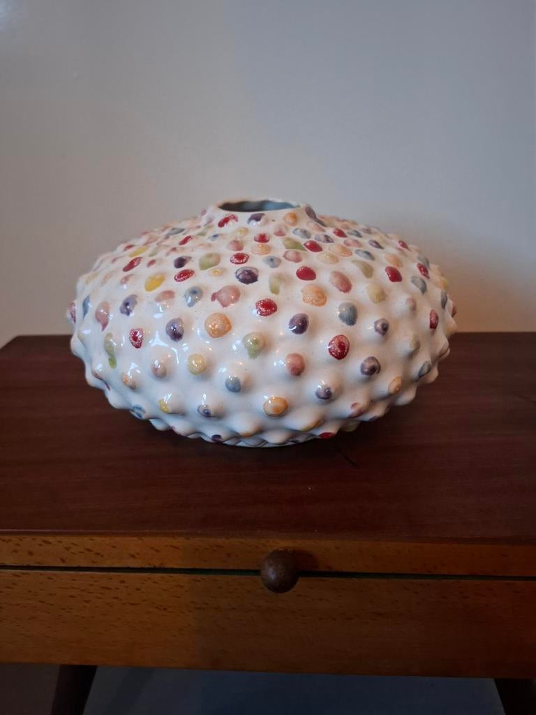 Prachtige siervaas sier object  des pots, Ophalen of Verzenden, Zo goed als nieuw, Aardewerk of Porselein, Minder dan 50 cm