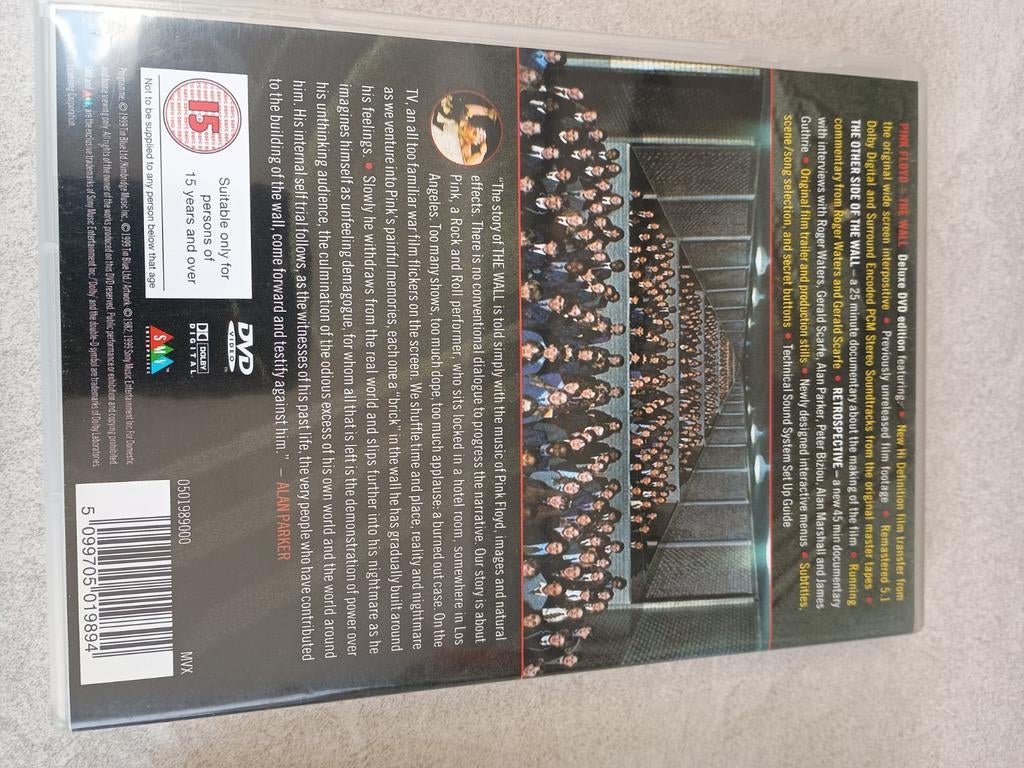 Dvd "the Wall" van Pink Floyd, Ophalen of Verzenden