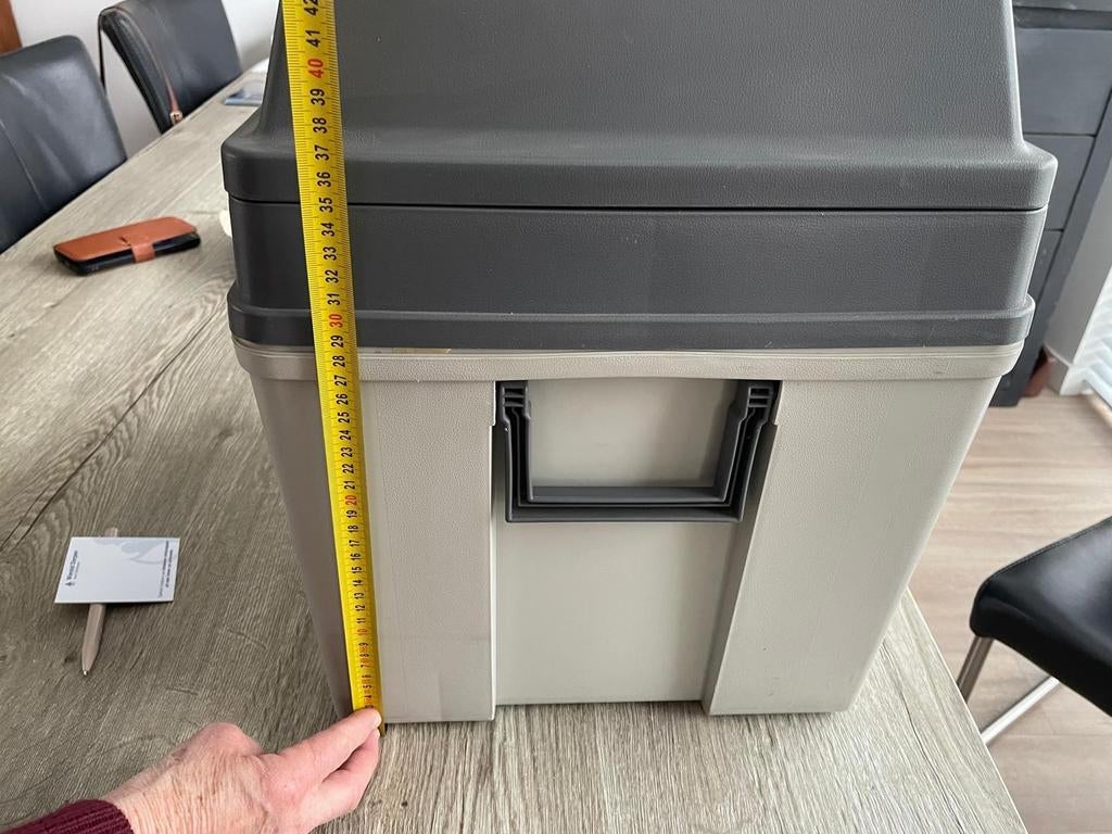 Elektrische koelbox., Ophalen