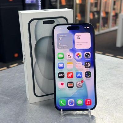 iPhone 15 128GB Black | Compleet in Doos | €439,99, 128 GB, IPhone 15, Zwart, Ophalen of Verzenden