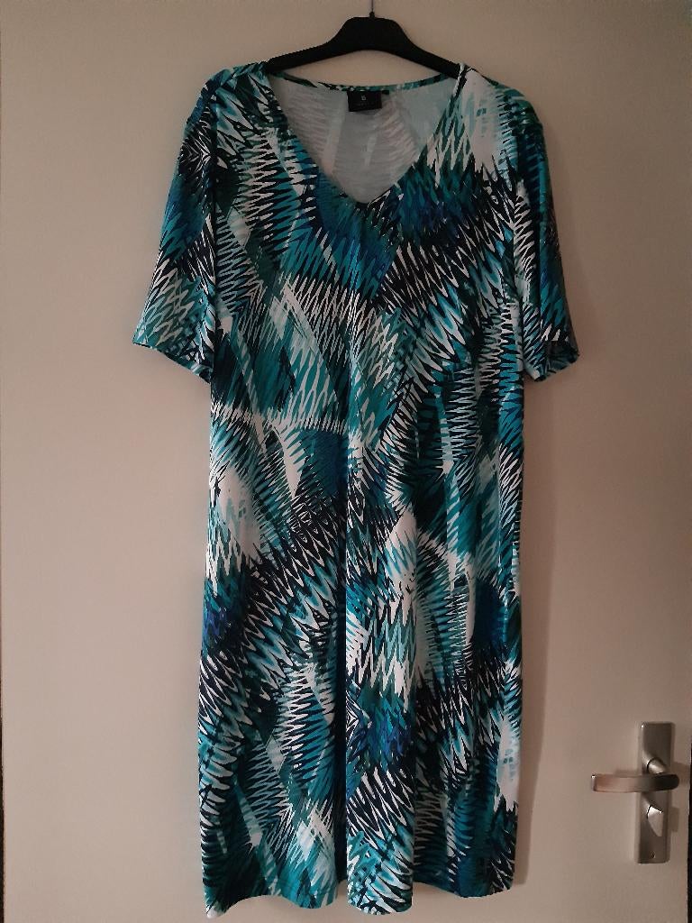 zomerjurk merk BTX maat L, Kleding | Dames, Maat 38/40 (M), Blauw, Ophalen of Verzenden, Zo goed als nieuw