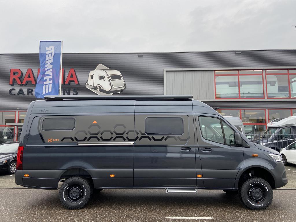 Frankia Yucon 7.0 GD 4x4 K-Peak Crossover, Verwarmde buitenspiegels, Buscamper of Camperbus, Ringverwarming, Tot en met 2