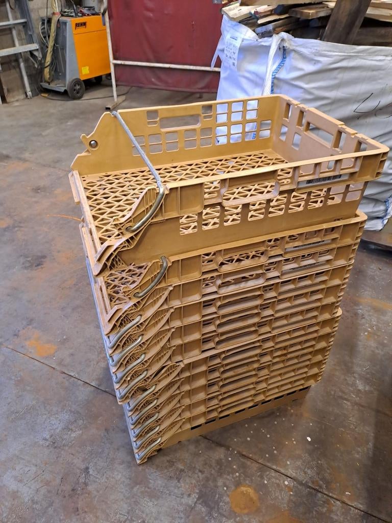 11 stuks broodkratten / bakkerskratten, Ophalen, Gebruikt, 40 tot 60 cm, Minder dan 35 cm