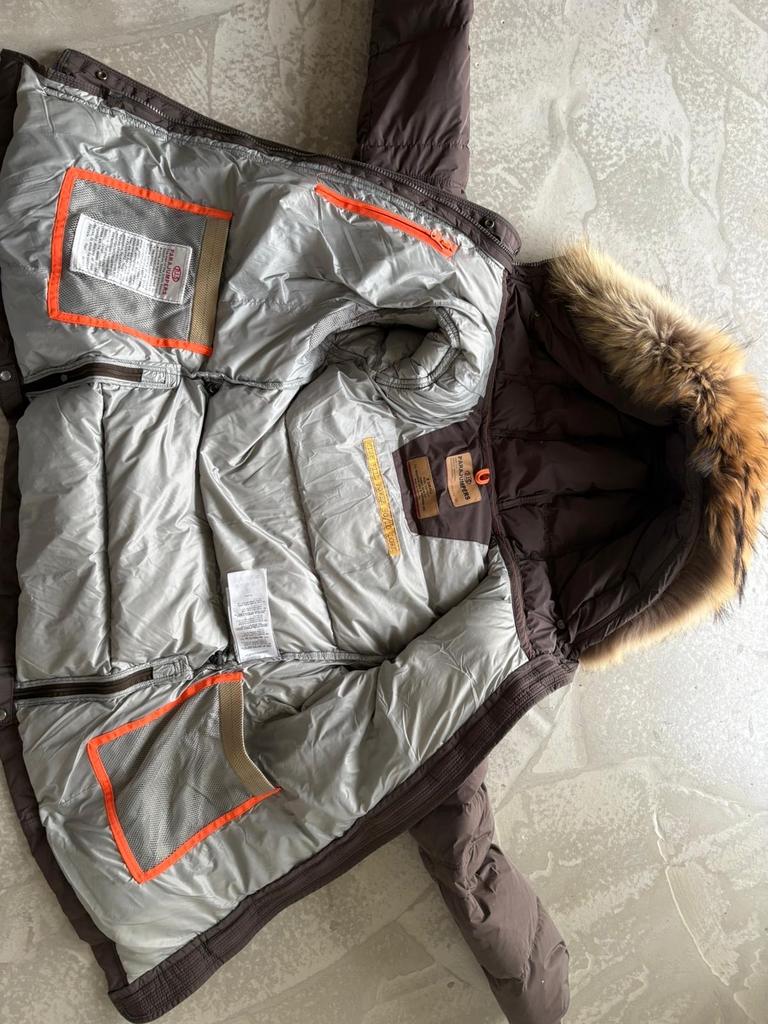 Parajumpers Dames donsjas - Maat XS/S, Ophalen of Verzenden, Zo goed als nieuw, Maat 36 (S), Bruin