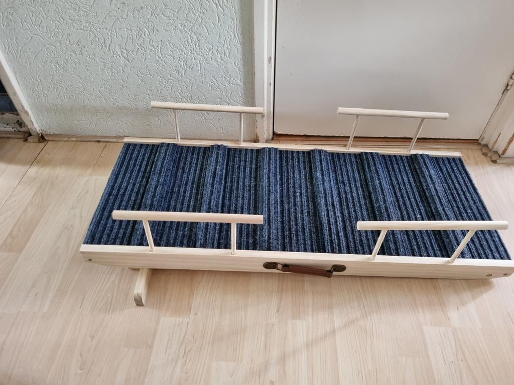 Hondenloopplank hoogte verstelbaar van 30 tot 60 cm, Ophalen