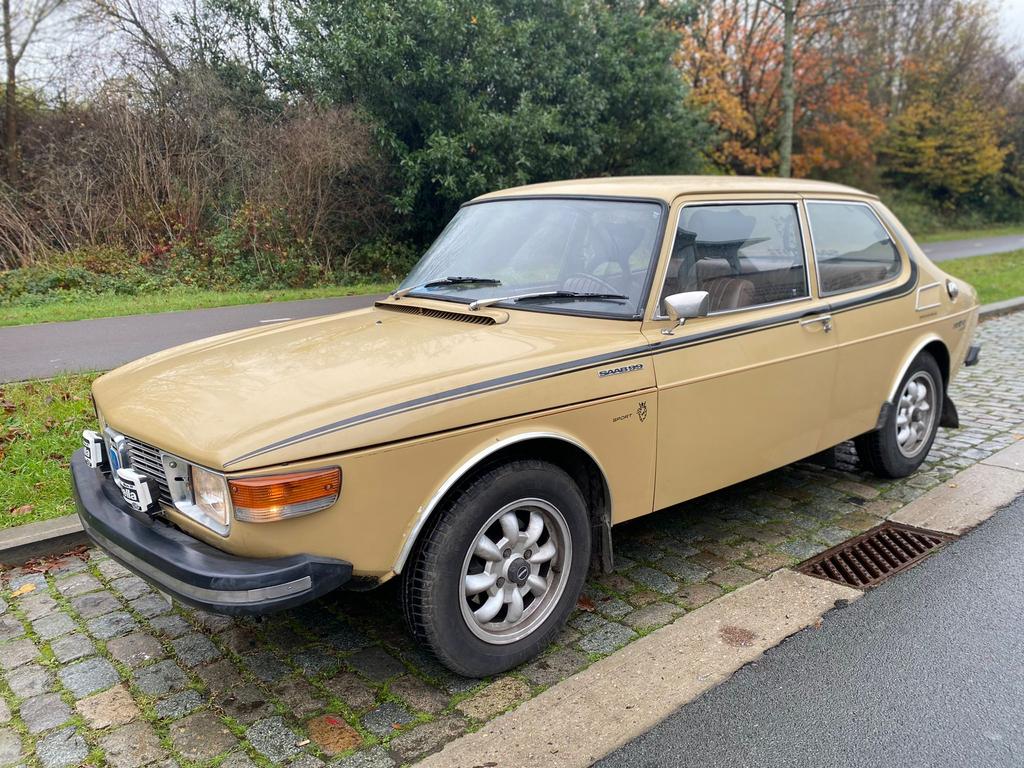 Unieke saab 99* 1 ste eigenaar* 40370 KM* automaat*, Automaat, Beige, Leder, Bruin
