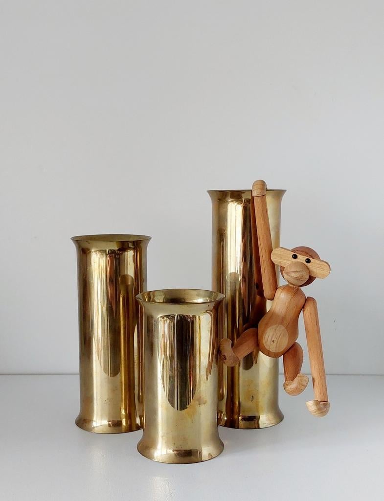 Deens design messing kandelaars, Antiek en Kunst, Ophalen of Verzenden