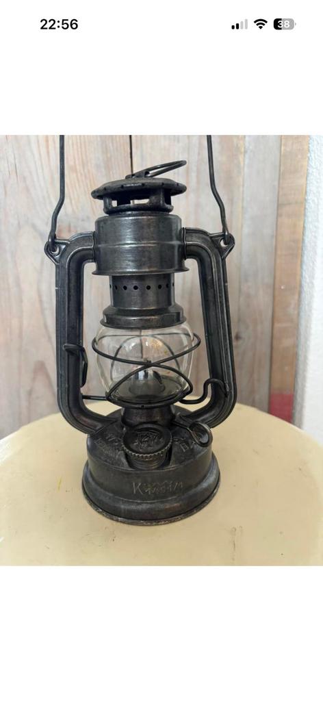 Feuerhand type 175 stormlamp, olielamp, lantaarn, Antiek en Kunst, Antiek | Lampen, Ophalen of Verzenden