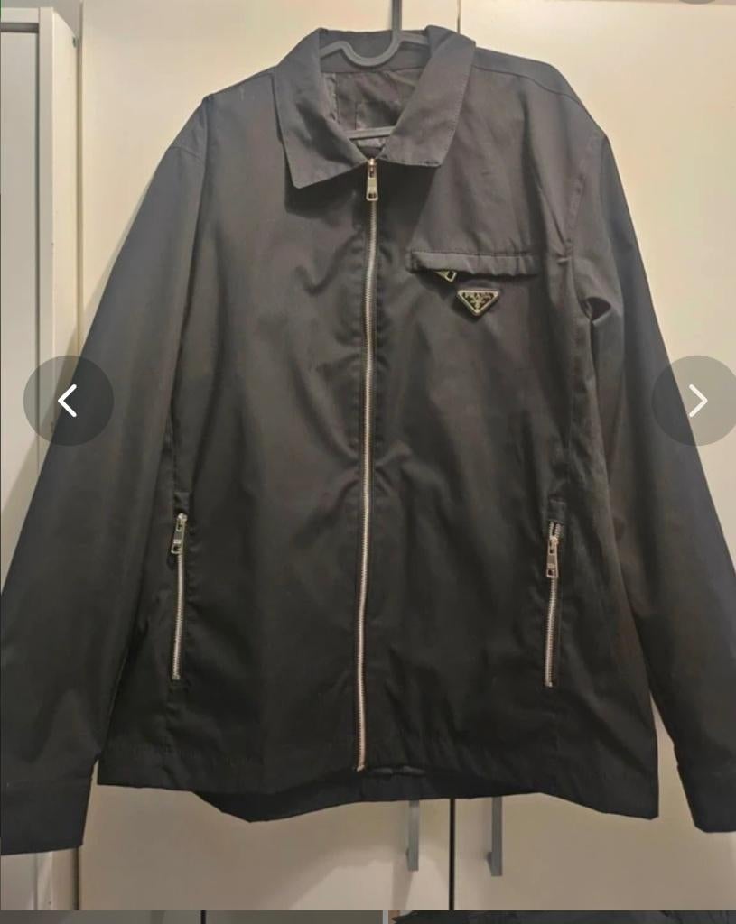 Prada jas, Kleding | Heren, Jassen | Zomer, Zwart, Maat 56/58 (XL), Ophalen of Verzenden, Zo goed als nieuw