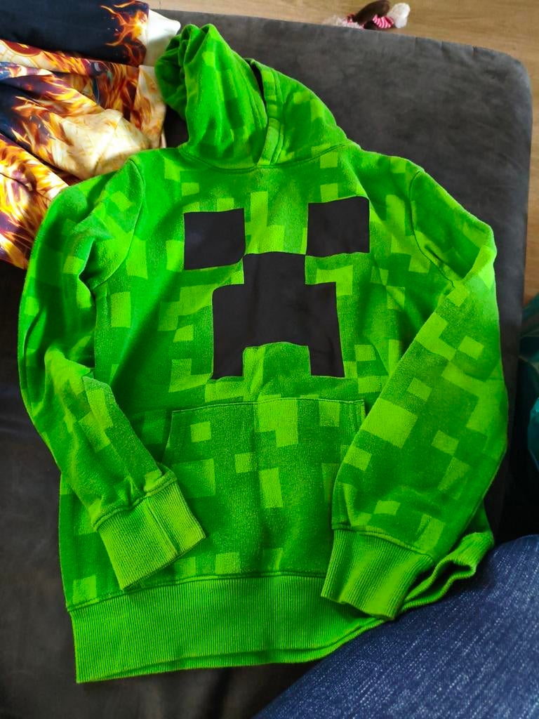 Minecraft hoodie maat 134/140, Ophalen of Verzenden