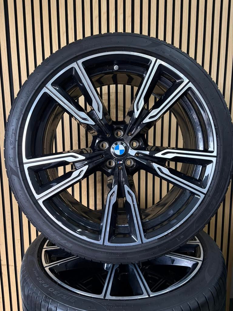 Originele 22” BMW 747M X5 X6 G05 G06 Zomerbanden Zomerset, Auto-onderdelen, Banden en Velgen, Gebruikt, ., Banden en Velgen, Overige maten