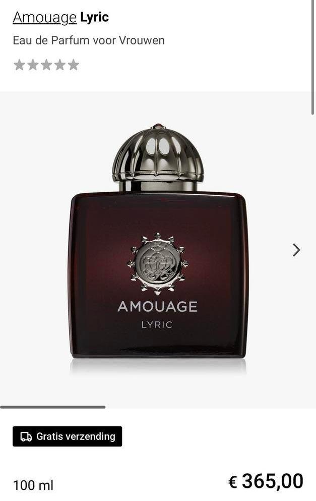 Amouage parfum limited edition! 100 ml, Ophalen of Verzenden, Nieuw