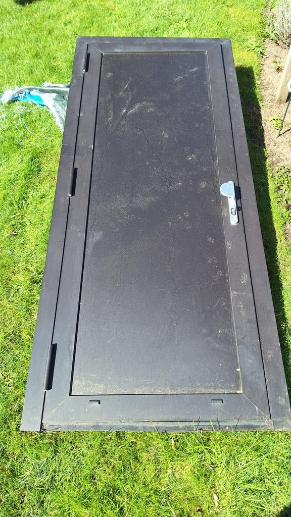 Aluminium loopdeur garagedeur, Ophalen, 120 cm of meer, Garagedeur, 215 cm of meer